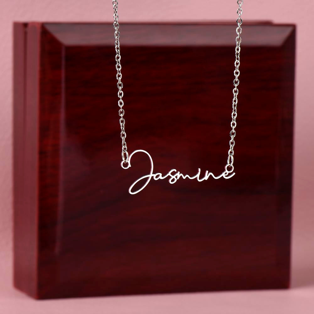 Signature Style Name Necklace ShineOn Fulfillment