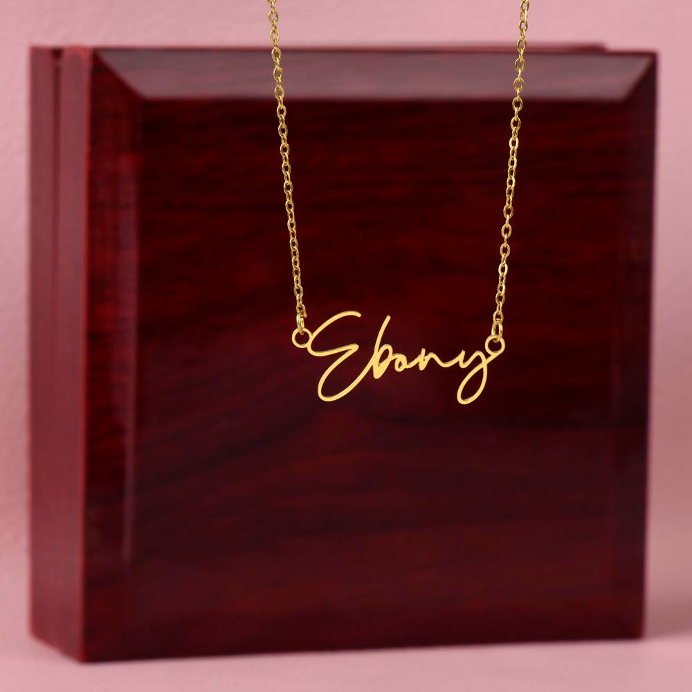 Signature Style Name Necklace ShineOn Fulfillment