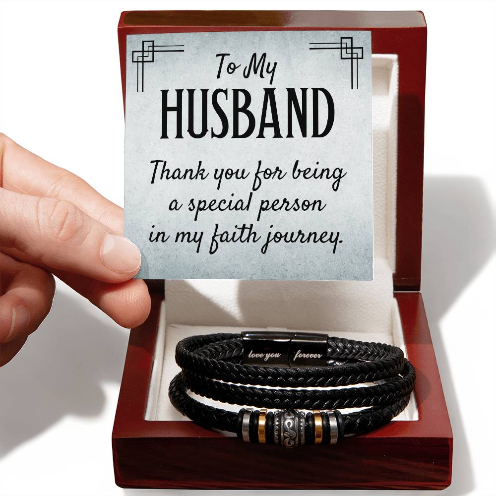 Being Special - Mens Leather Bracelet ShineOn Fulfillment