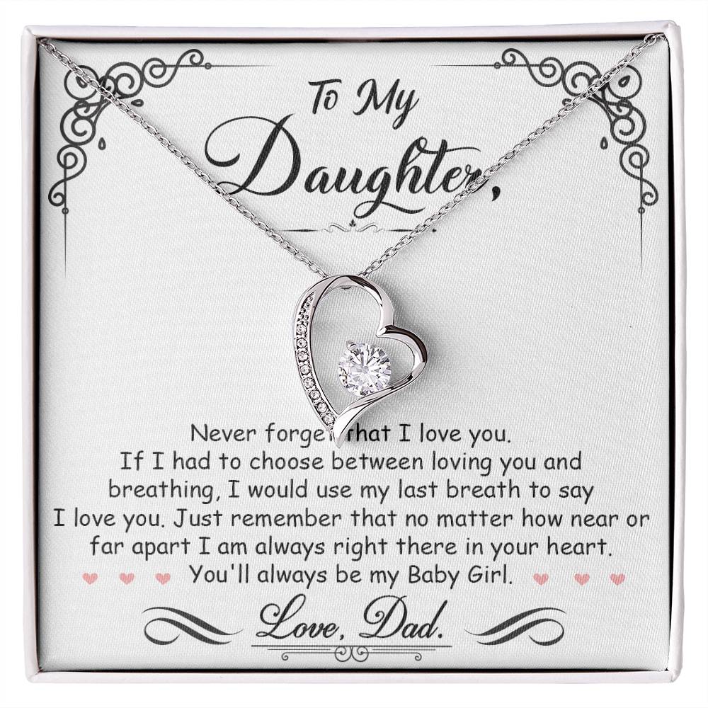 My Baby Girl - Forever Love Necklace ShineOn Fulfillment