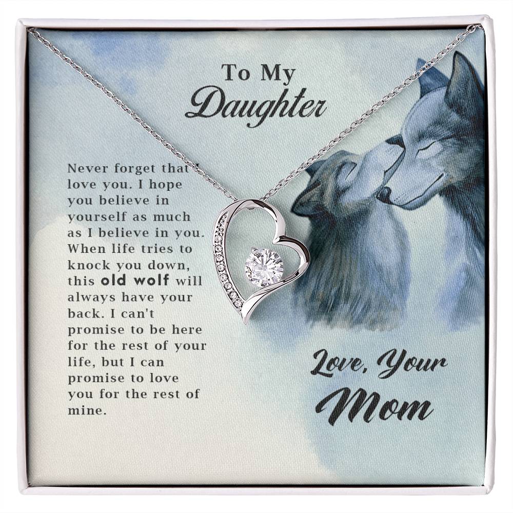 Old Wolf - Forever Love Necklace ShineOn Fulfillment