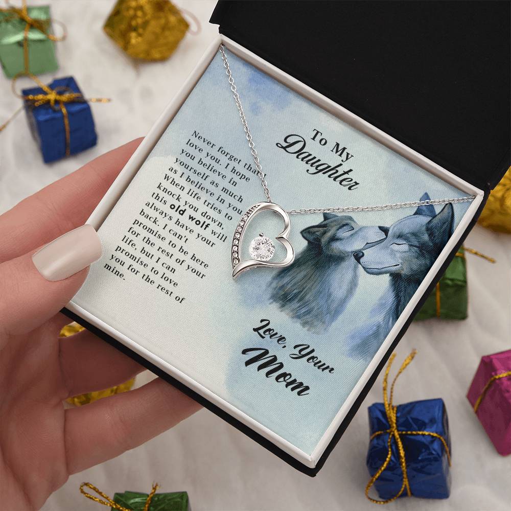 Old Wolf - Forever Love Necklace ShineOn Fulfillment