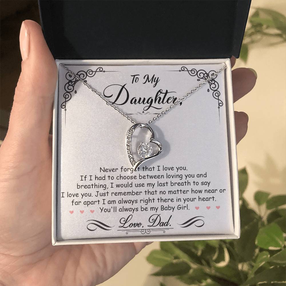 My Baby Girl - Forever Love Necklace ShineOn Fulfillment