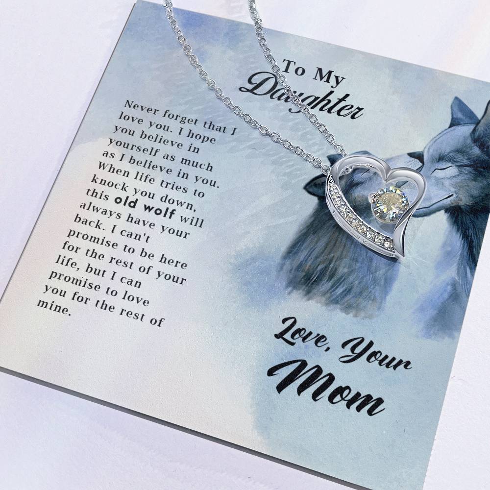 Old Wolf - Forever Love Necklace ShineOn Fulfillment