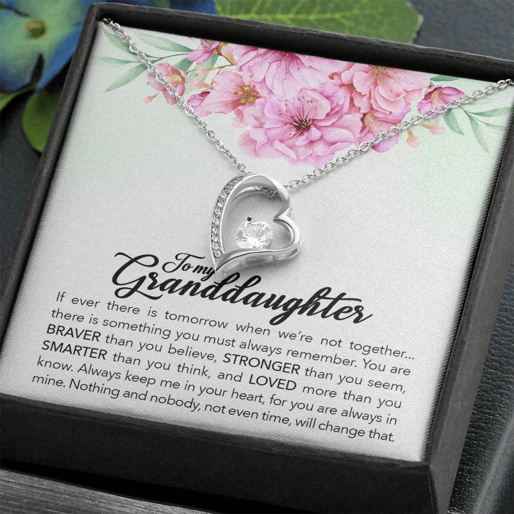 Brave Granddaughter - Forever Love Necklace ShineOn Fulfillment