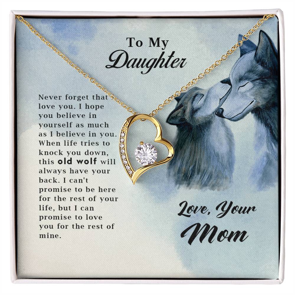 Old Wolf - Forever Love Necklace ShineOn Fulfillment