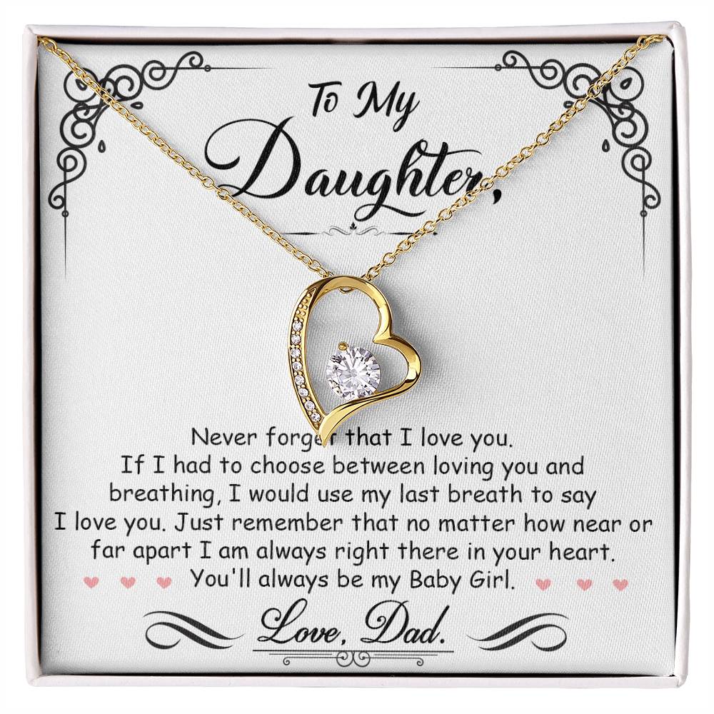 My Baby Girl - Forever Love Necklace ShineOn Fulfillment