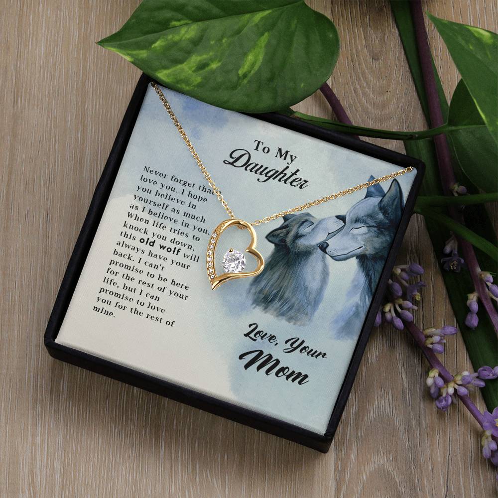 Old Wolf - Forever Love Necklace ShineOn Fulfillment