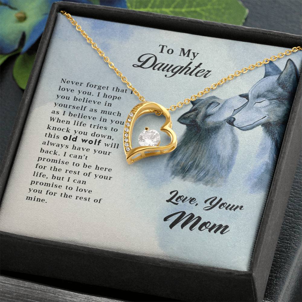 Old Wolf - Forever Love Necklace ShineOn Fulfillment