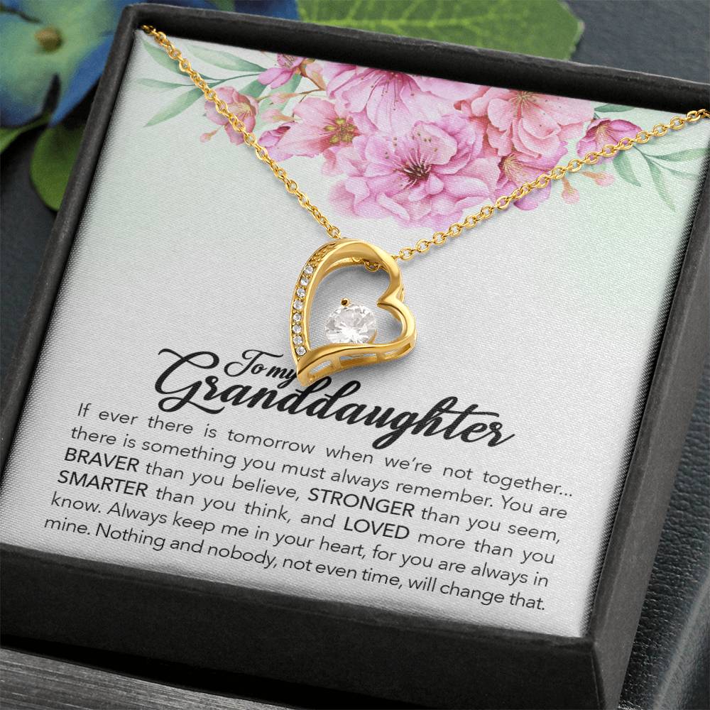 Brave Granddaughter - Forever Love Necklace ShineOn Fulfillment
