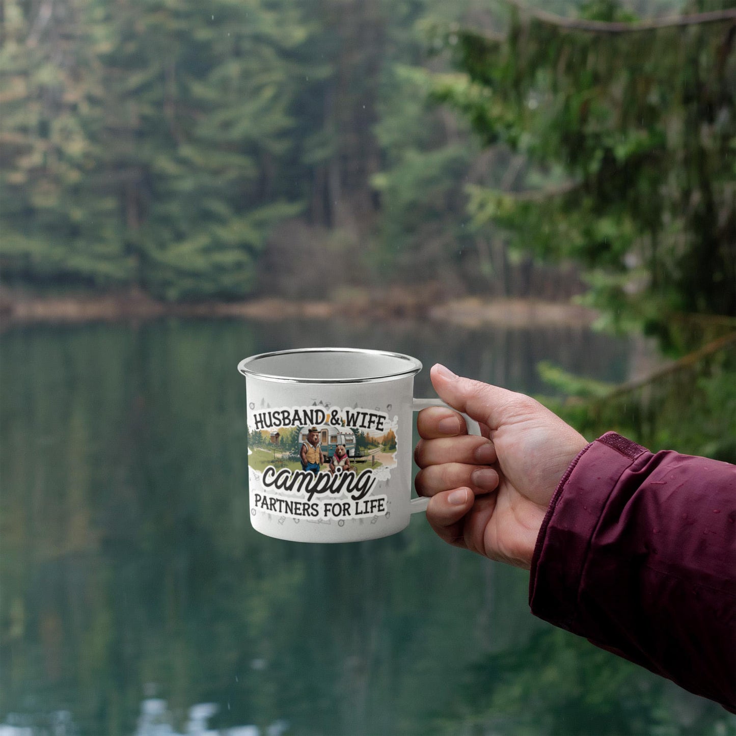 Camping Partners For Life - Camping Mug ShineOn Fulfillment