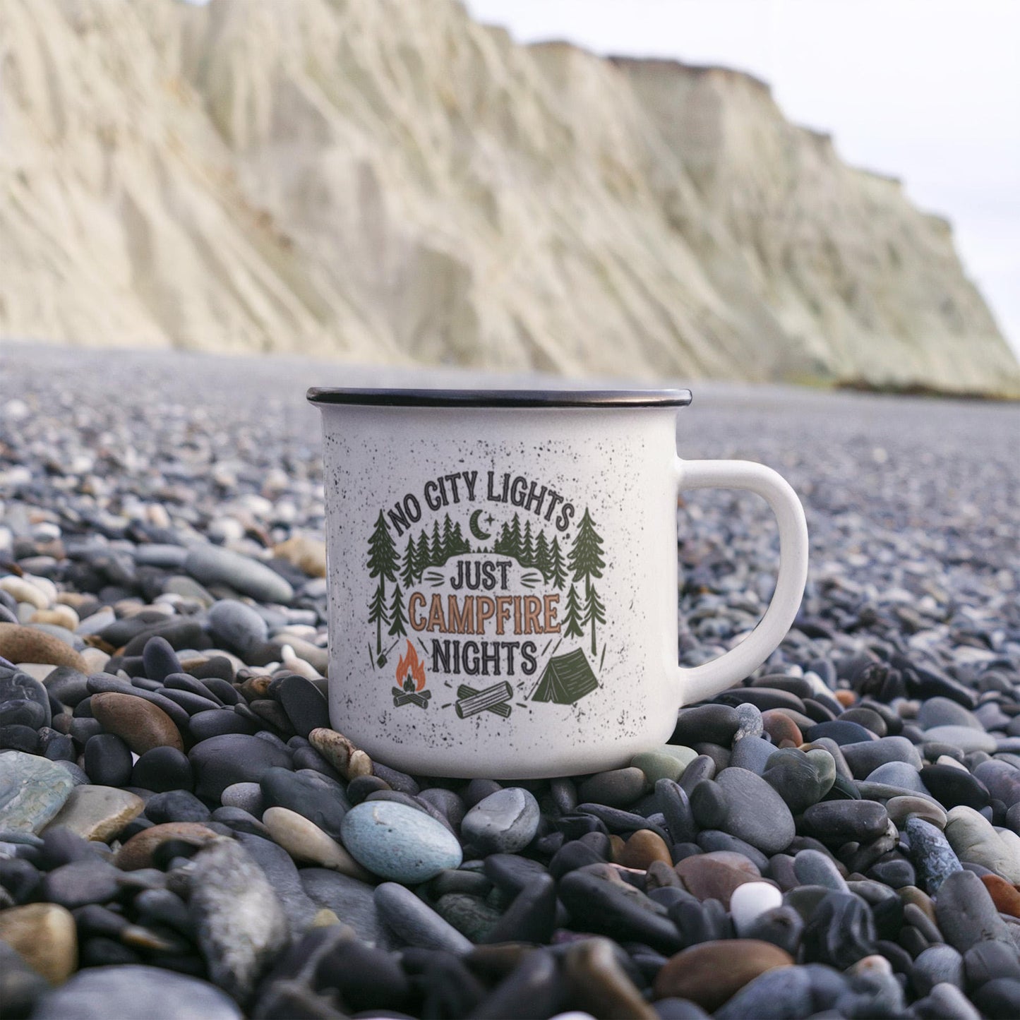 No City Lights - Camping Mug ShineOn Fulfillment