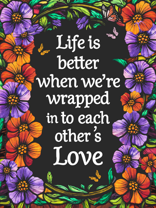 Life is Better With You - Heirloom Blanket ShineOn Fulfillment