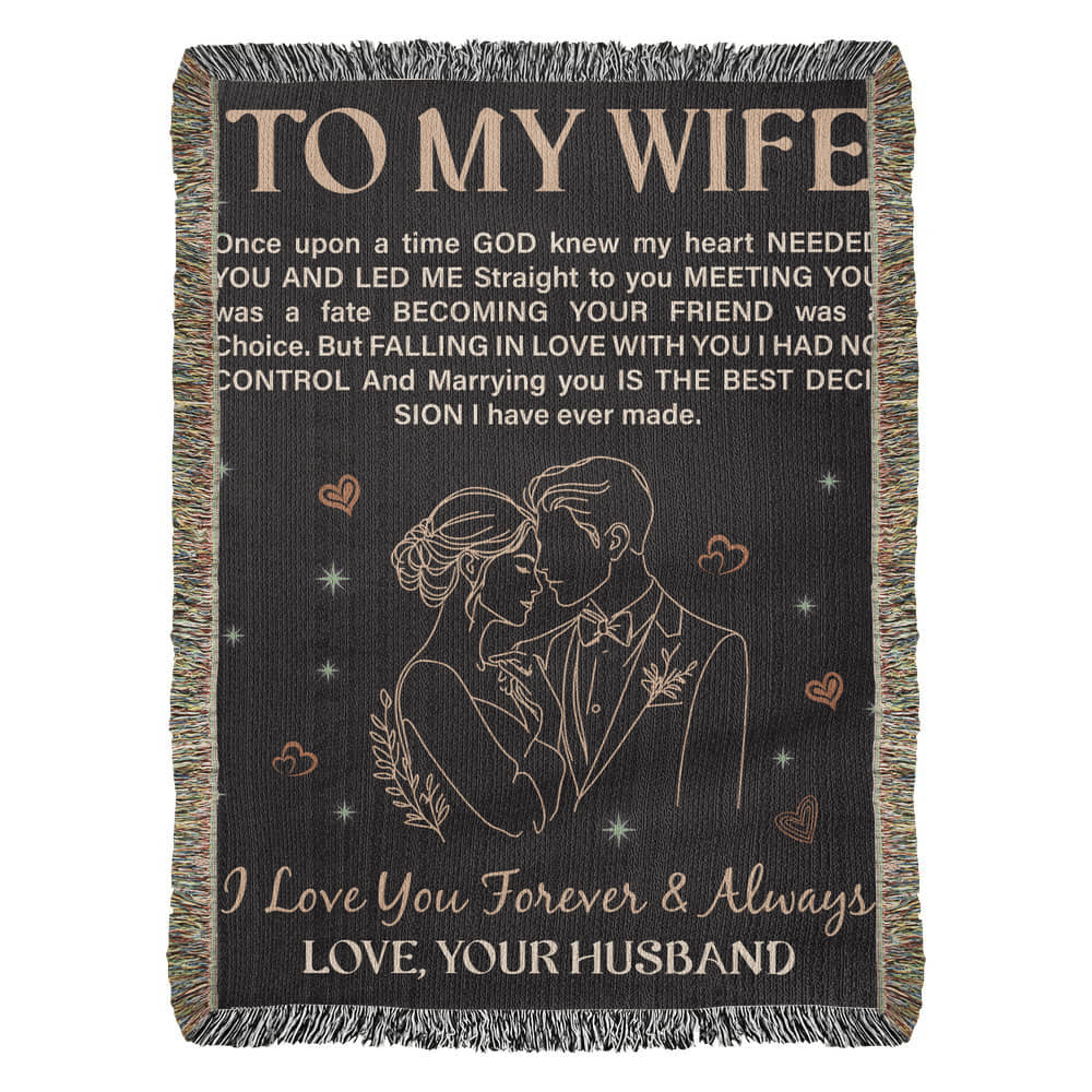 To My Wife - Heirloom Blanket ShineOn Fulfillment