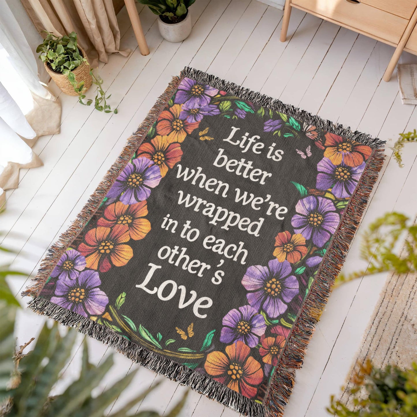 Life is Better With You - Heirloom Blanket ShineOn Fulfillment