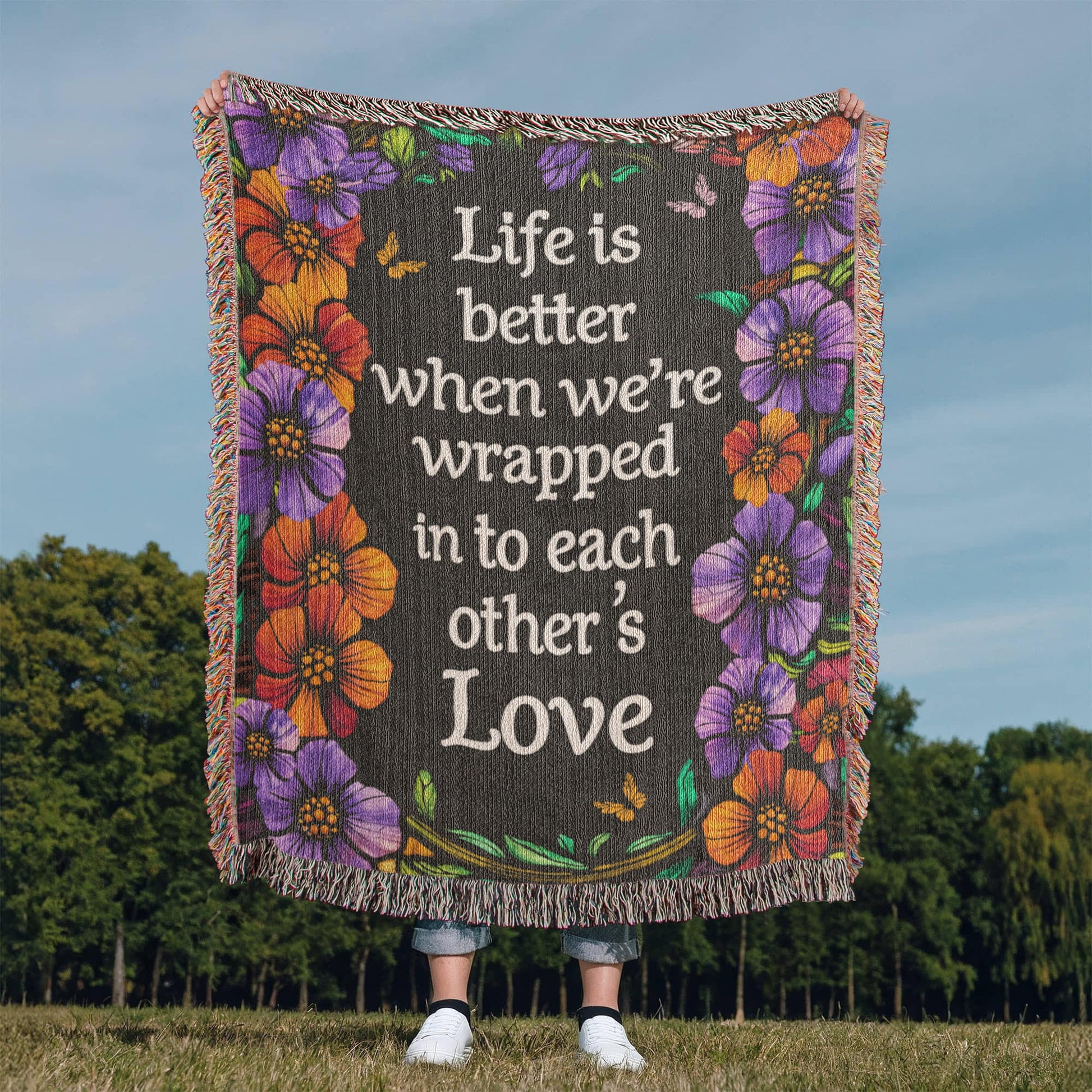 Life is Better With You - Heirloom Blanket ShineOn Fulfillment
