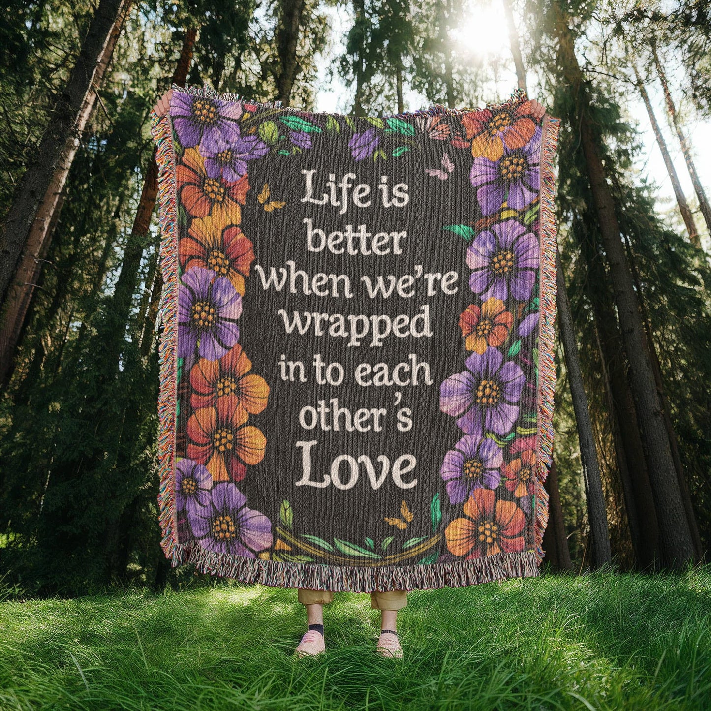 Life is Better With You - Heirloom Blanket ShineOn Fulfillment