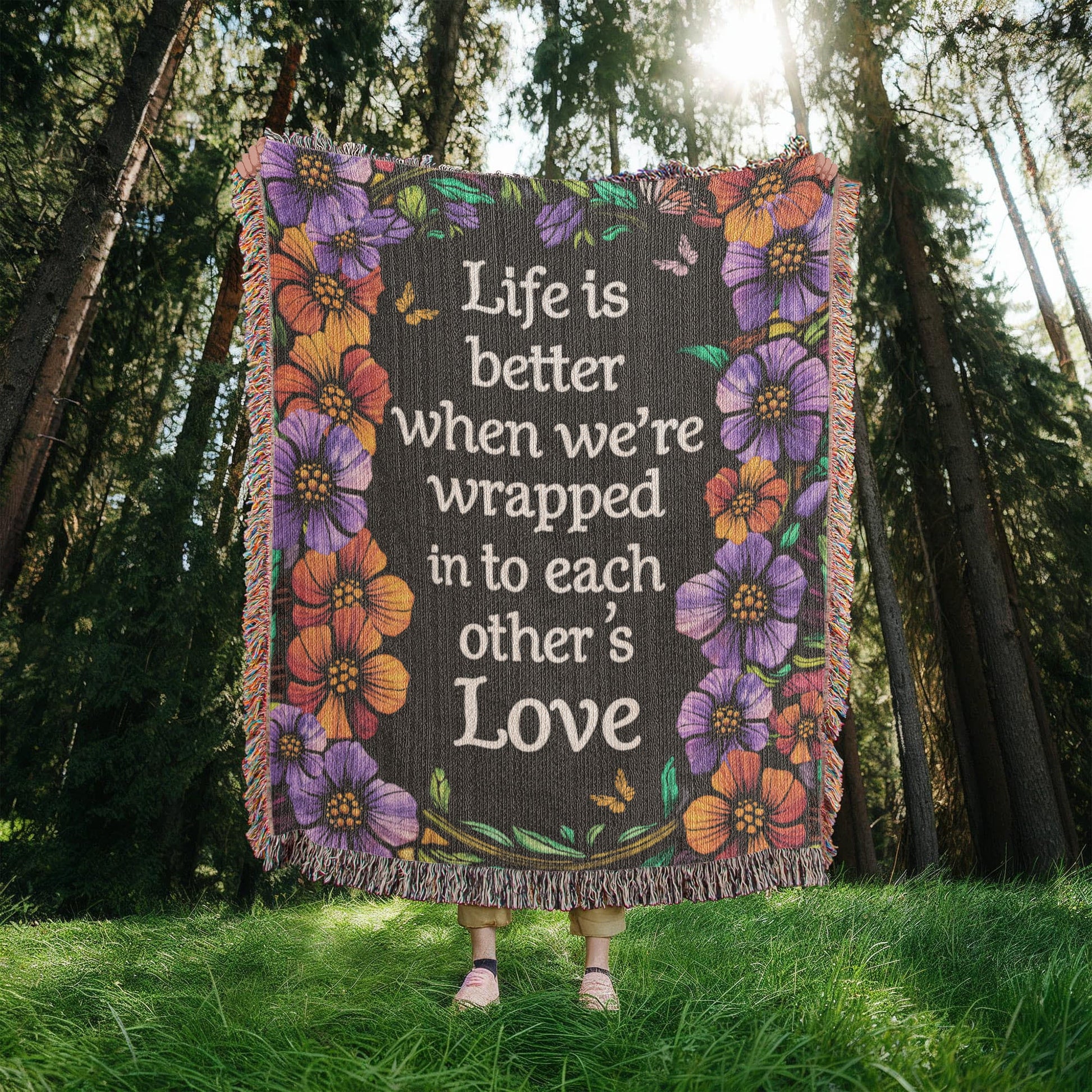Life is Better With You - Heirloom Blanket ShineOn Fulfillment