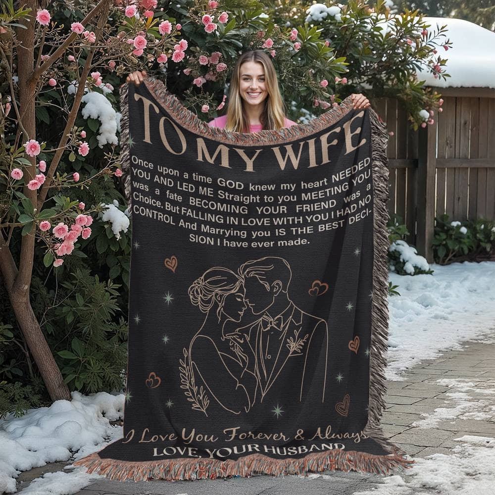 To My Wife - Heirloom Blanket ShineOn Fulfillment