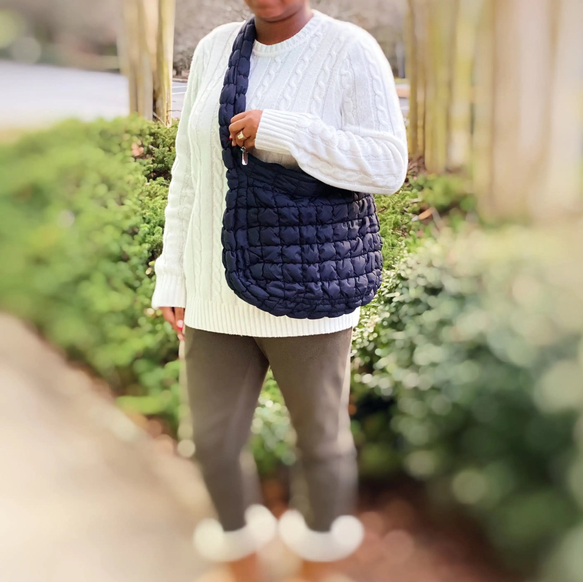 Carry All Quilted Cross Body Bag Heart Bound Gifts