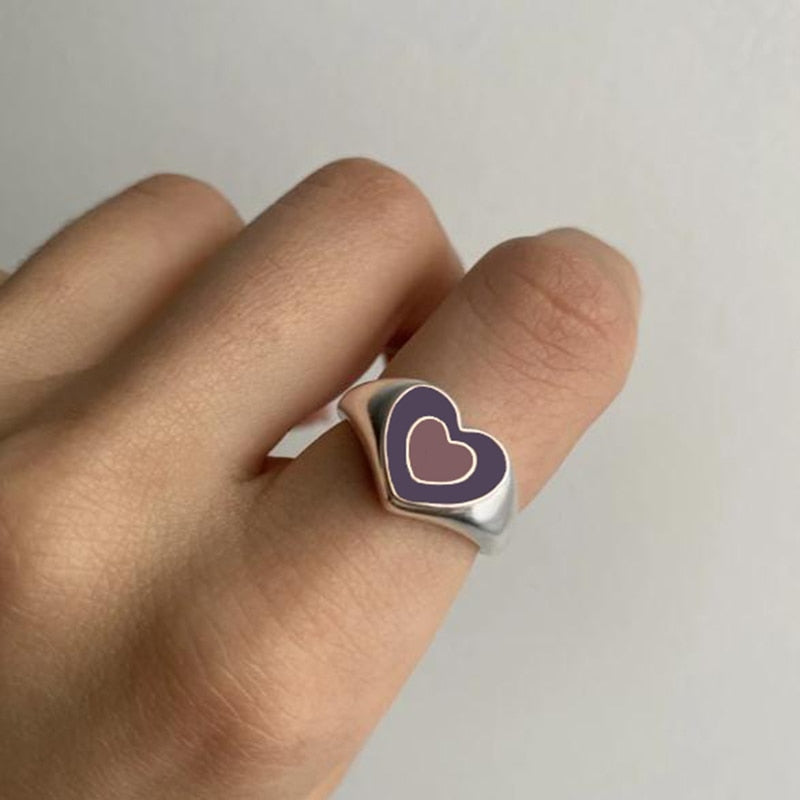 Creative Love Heart Ring Zendrop