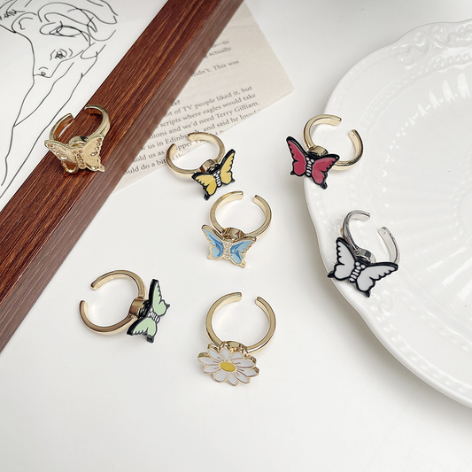Fidget Spinner Rotatable Ring For Women Zendrop
