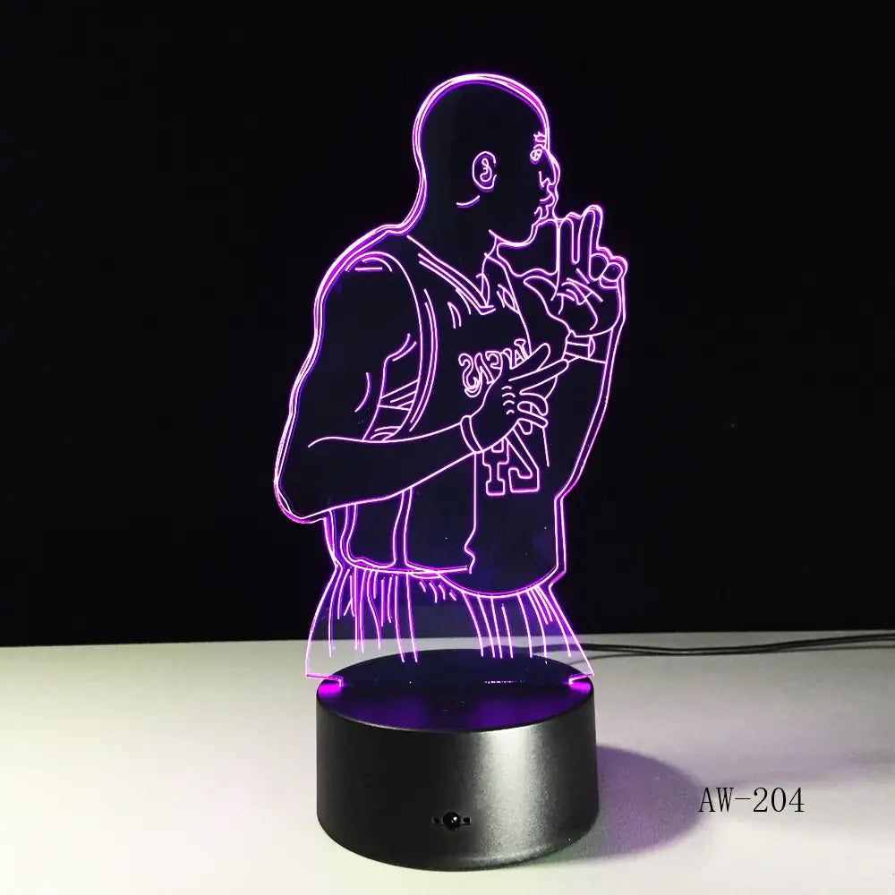 Colorful Touch Control LED Visual 3D Table Lamp Zendrop