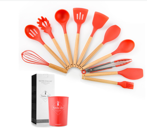 Non Stick Pot Spatula And Spoon Zendrop