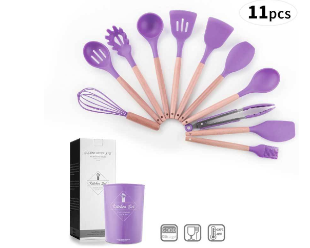 Non Stick Pot Spatula And Spoon Zendrop