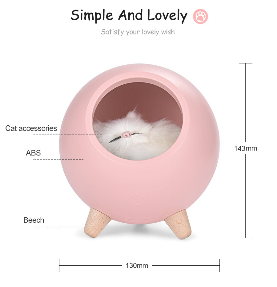 LED Cat Light USB Touch Night Light Zendrop