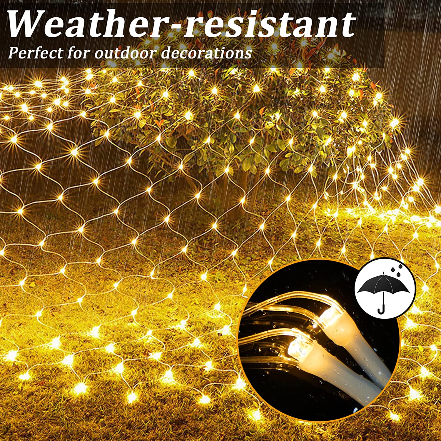 Net Mesh Solar Fairy Lights Zendrop