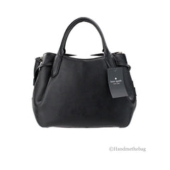 Kate Spade Dumpling Small Black Leather Satchel Crossbody Bag
