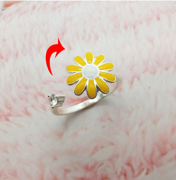 Fidget Spinner Rotatable Ring For Women Zendrop