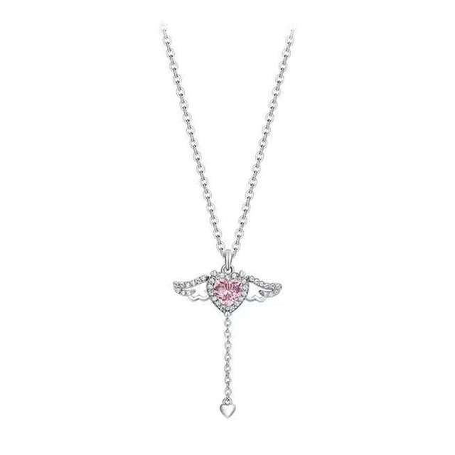 Heart Wings Necklace Zendrop