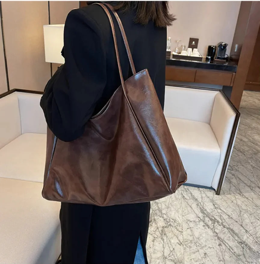 Glossy Retro Tote Bag Heart Bound Gifts