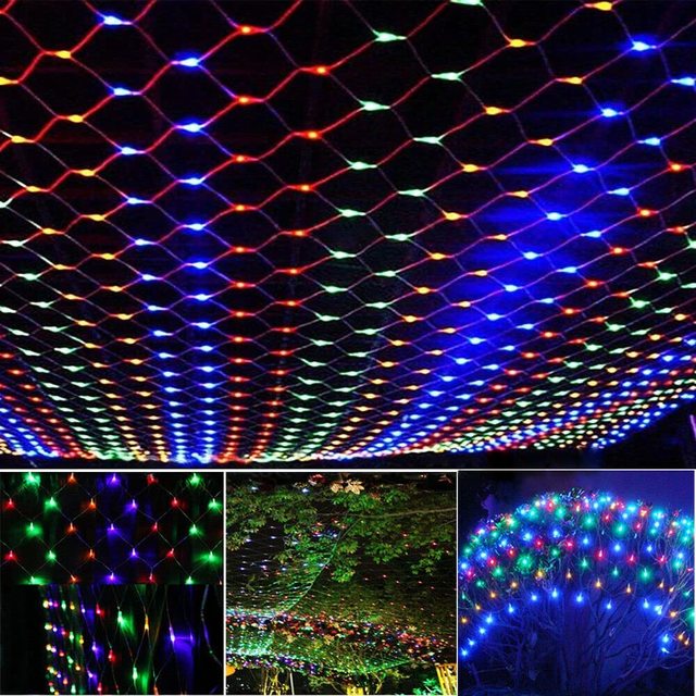 Net Mesh Solar Fairy Lights Zendrop