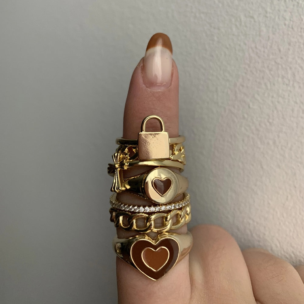 Creative Love Heart Ring Zendrop