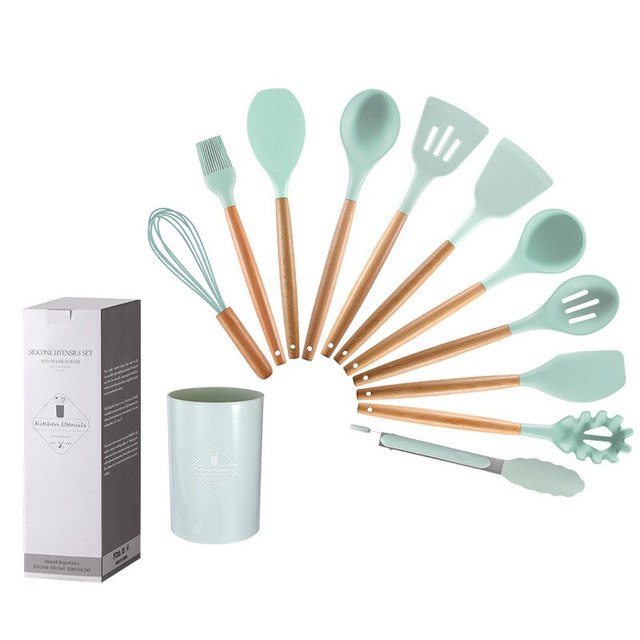Non Stick Pot Spatula And Spoon Zendrop