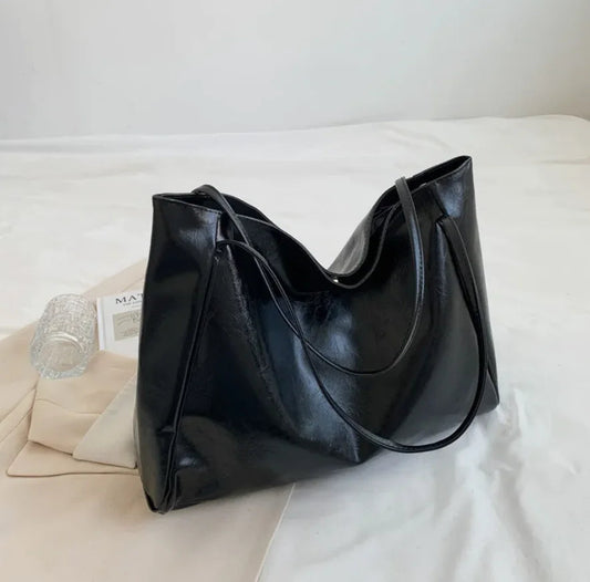 Glossy Retro Tote Bag Heart Bound Gifts