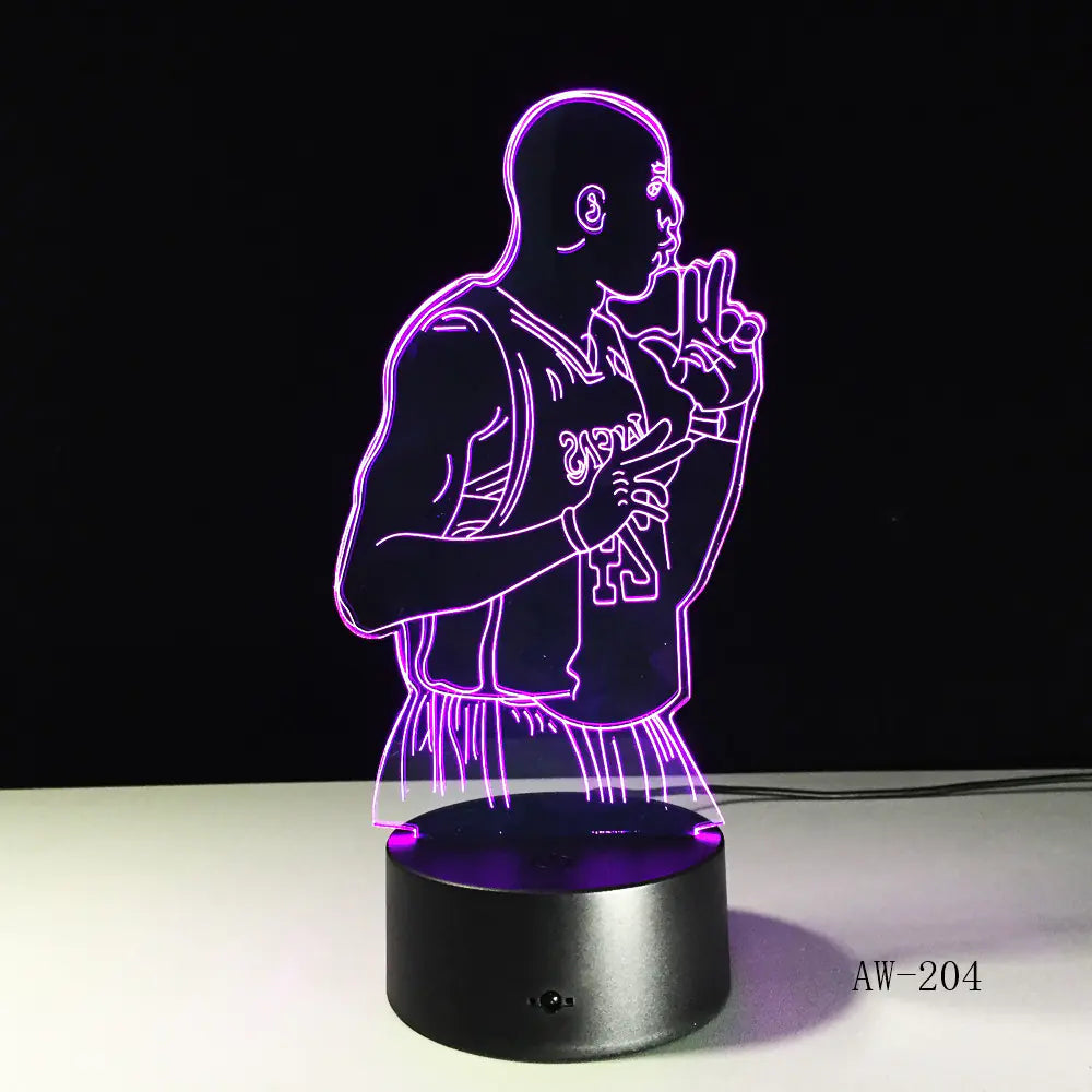 Colorful Touch Control LED Visual 3D Table Lamp Zendrop