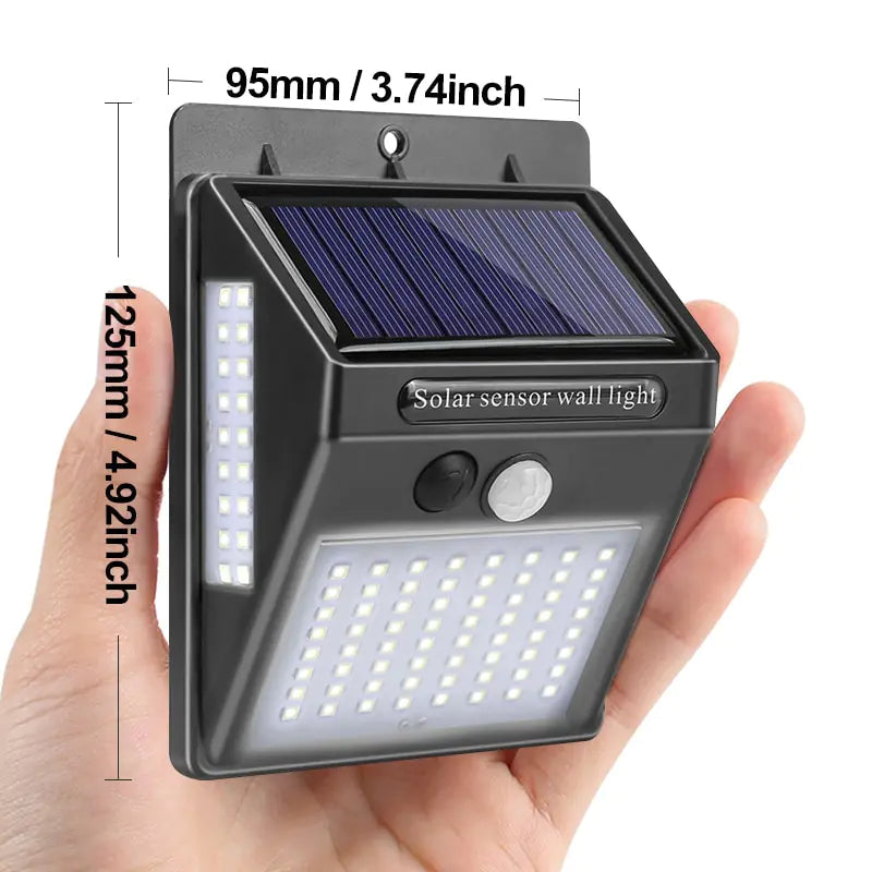 Outdoor Wall Solar Lamp PIR Motion Sensor Zendrop