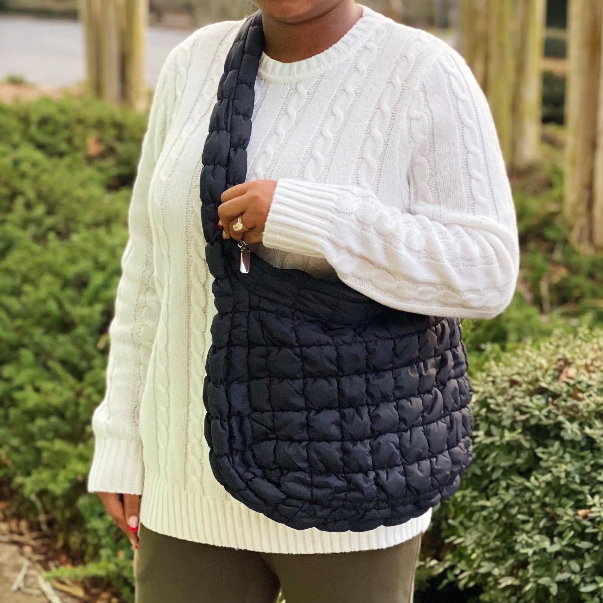 Carry All Quilted Cross Body Bag Heart Bound Gifts