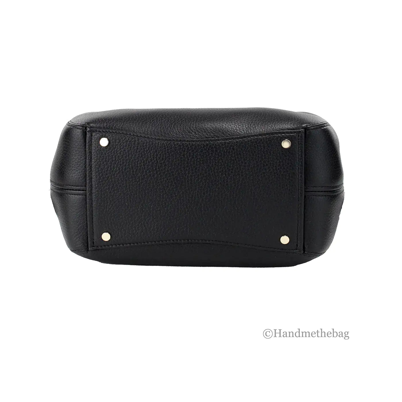 Kate Spade Dumpling Small Black Leather Satchel Crossbody Bag Heart Bound Gifts